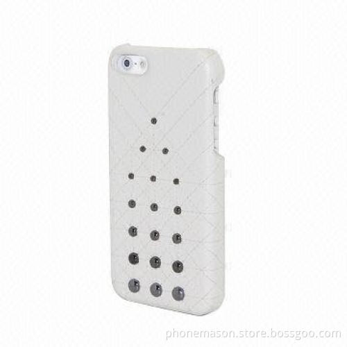 PU/PC Studded Case for iPhone 5